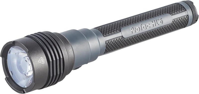 Streamlight 88132 ProTac HL 6 5,300-Lumen 80,000-Candela Rechargeable Flashlight with Y USB-C Cord and Wrist Lanyard, Black - Image 1