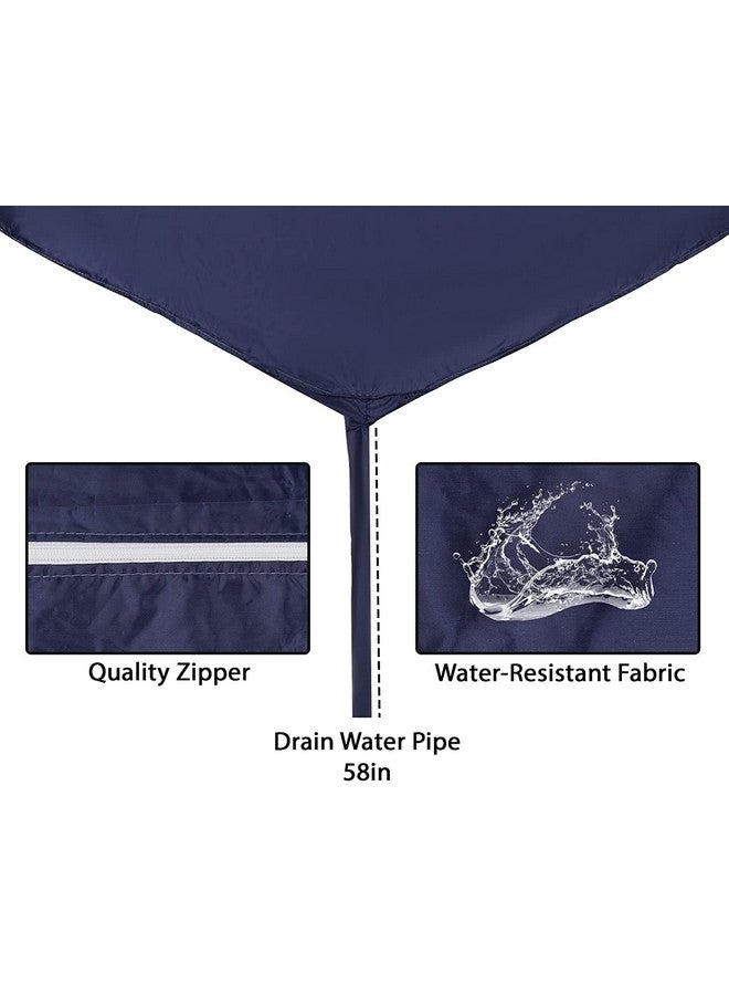 Da Anushi Polyester Split Ac Service Wash Bag Cover Ac Service Cleaning Cover WaterproofIndoor Unit Service Cover Bag With Drain Outlet Ac Service Wash Bag Cover Jacket For 1.5 Ton To 2 Ton Ac(Blue) - Image 3