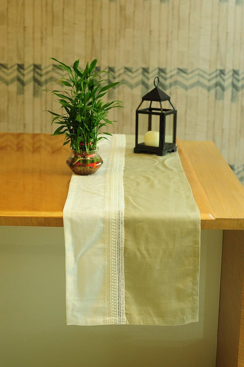 MJ Label Center Lace Fabric Runer - Image 3