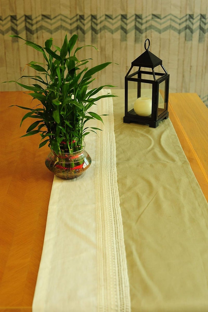 MJ Label Center Lace Fabric Runer - Image 1