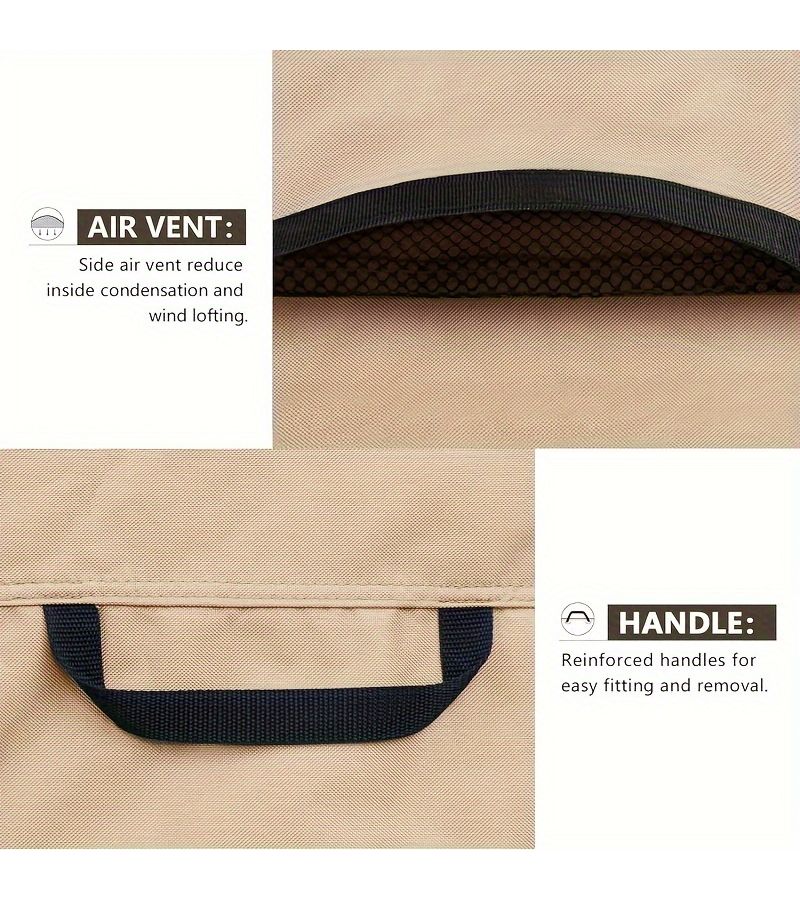 Durable 36x36x30 Inch Protective AC Cover For Outdoor Air Conditioning Unit - Image 4