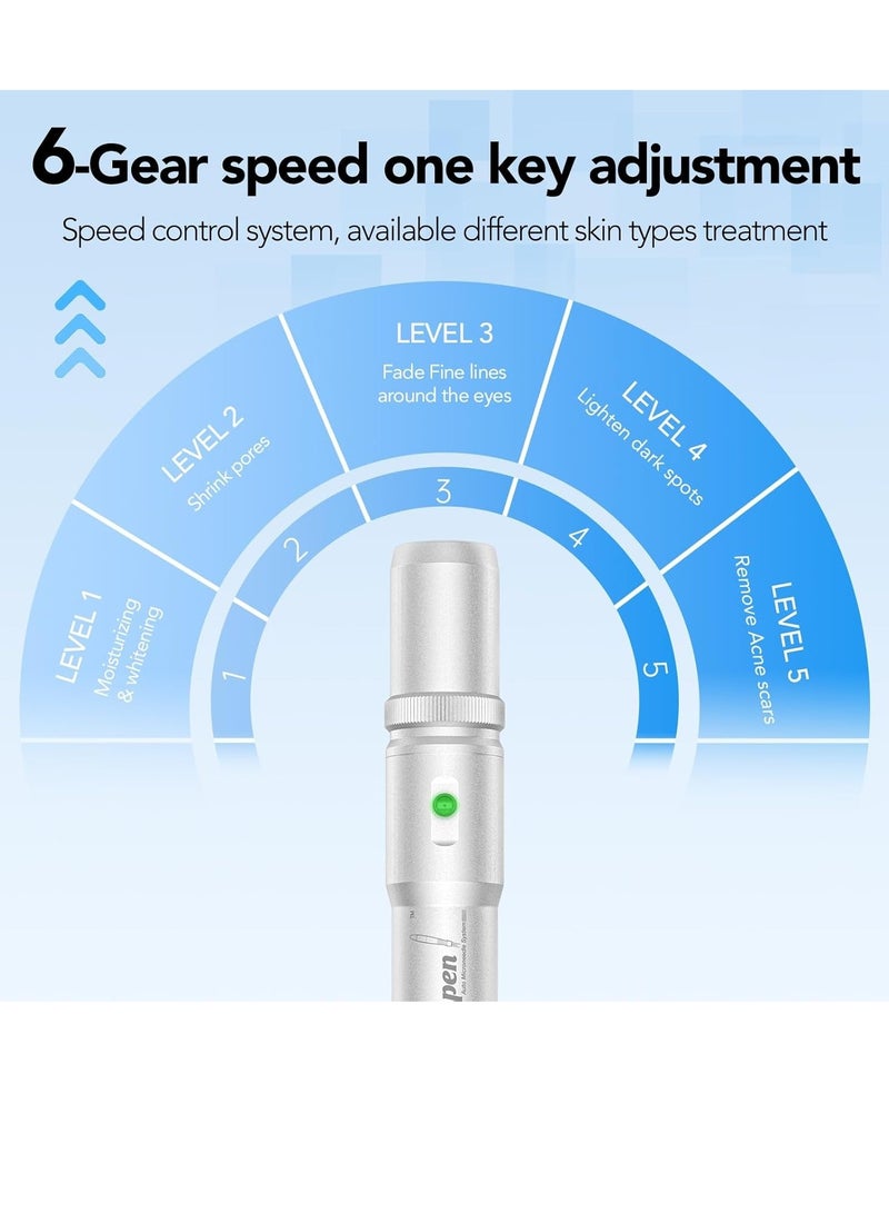 Dr.pen Dr. Pen A6 Original Micro-needle Pen Electric Cordless Professional Skin Care Set, Contains 10 pcs 36 needles, 2 pcs 12 needles - Image 5