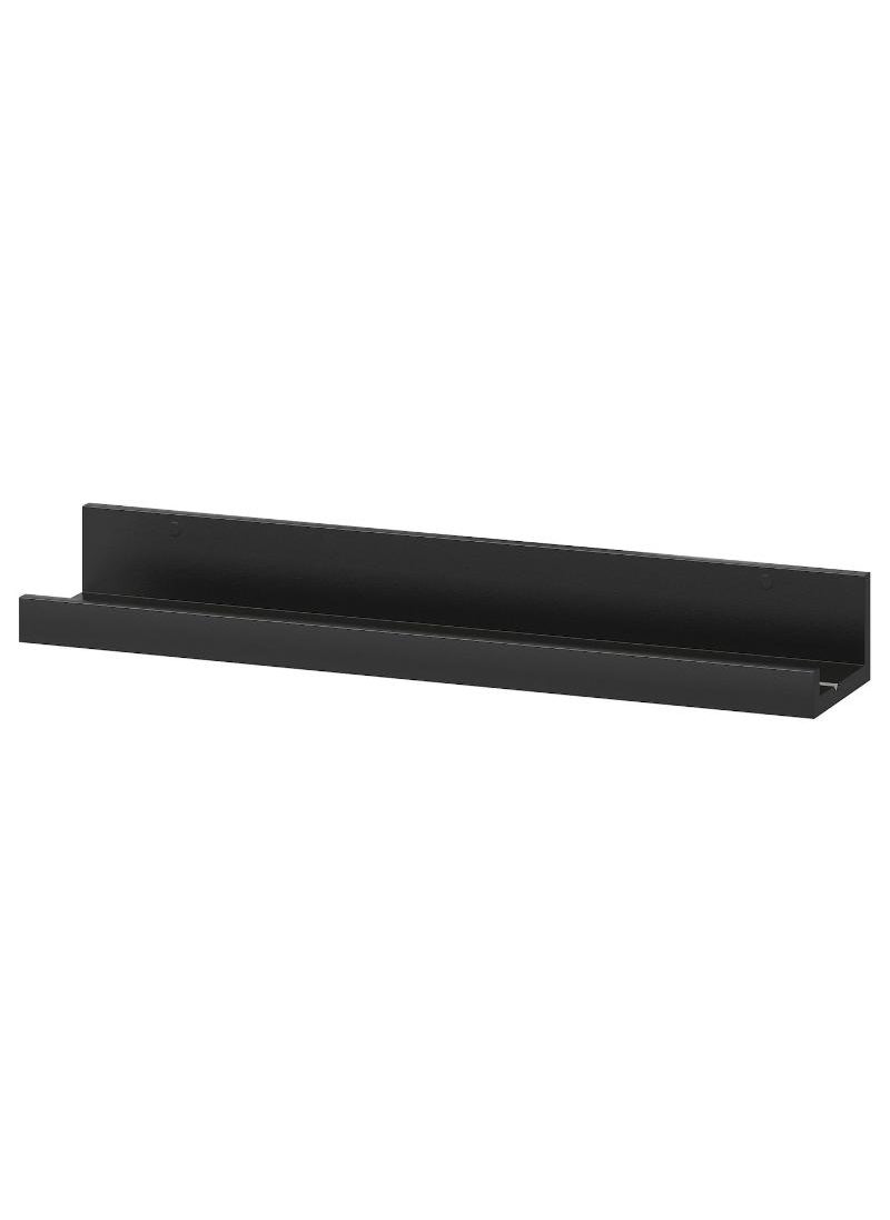 Generic Contemporary Black Picture Ledge Sleek And Versatile Display Shelf 
