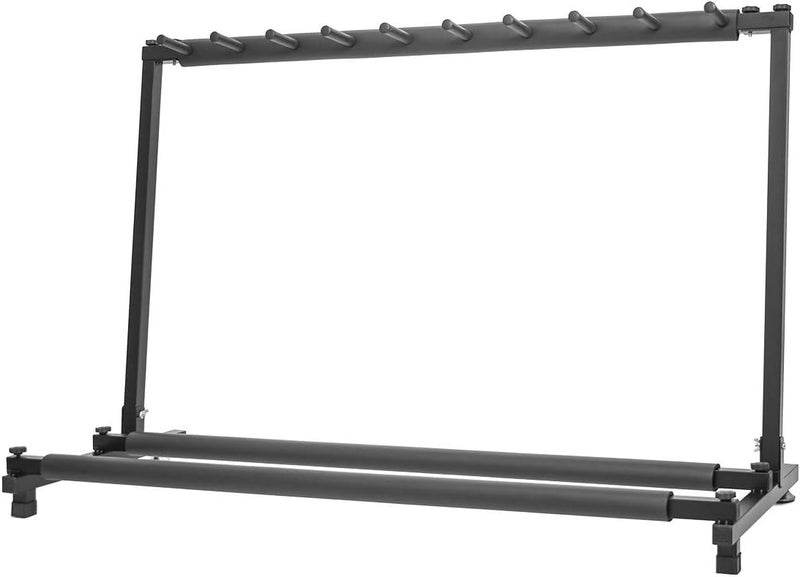 Morimoe Guitar Bass Stand for Multiple Guitars Display Foldable Rack (9-Space) - Image 1