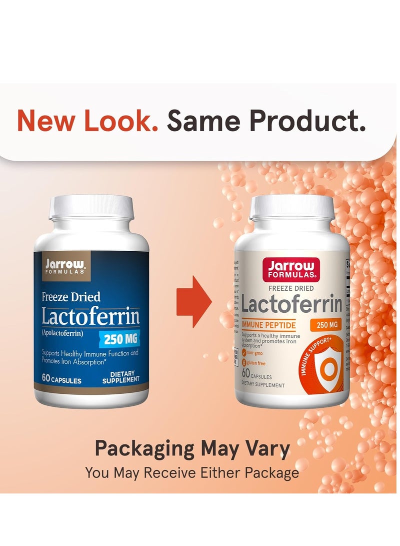 جارو فورملاز لاكتوفيرين 250 ملغ جليكوبروتين داعم للمناعة لدعم صحة الجهاز المناعي، 60 كبسولة، 60 حصة، قد تختلف العبوة - Image 2