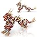 HIGH GODO Dragon Building Blocks Sets for Adults Red Mechanical Dragon Animal Building Model Collectible Display Toys Cool Toys Gifts for Fans Teens 14 1596 Pieces - Image 2