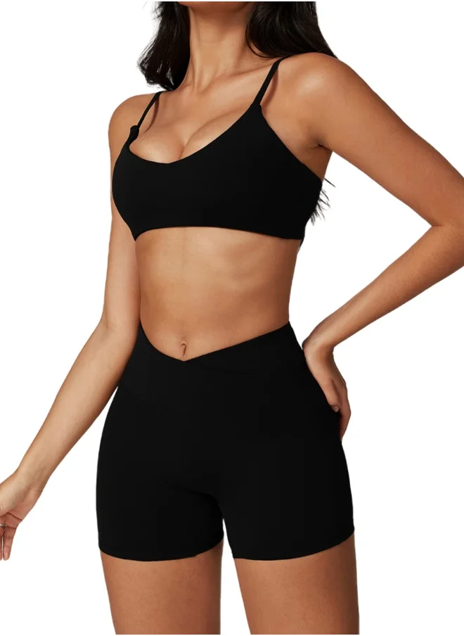 كون.يوغا Womens Scoop Neck Sports Bra