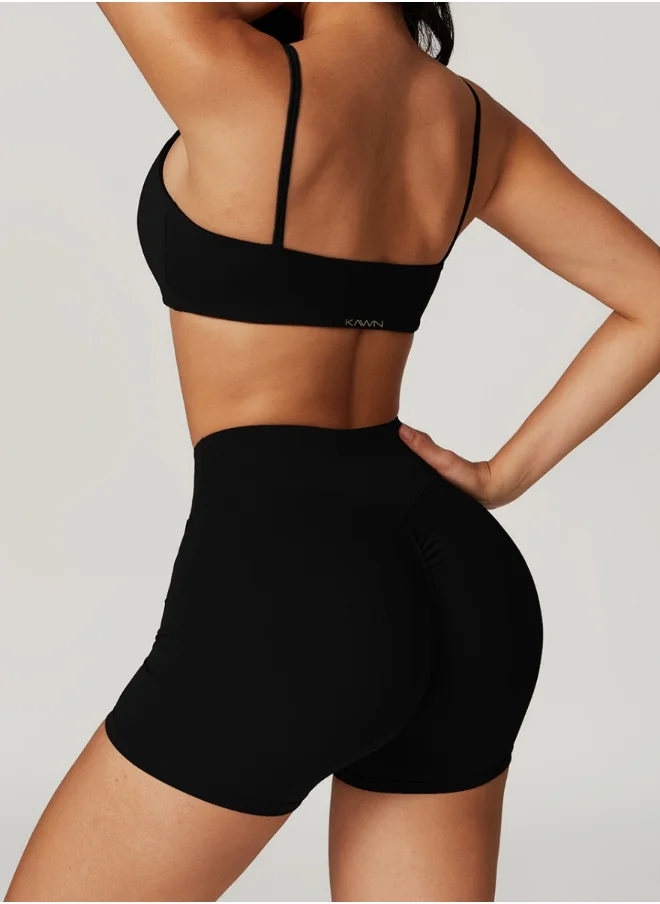 كون.يوغا Womens Scoop Neck Sports Bra