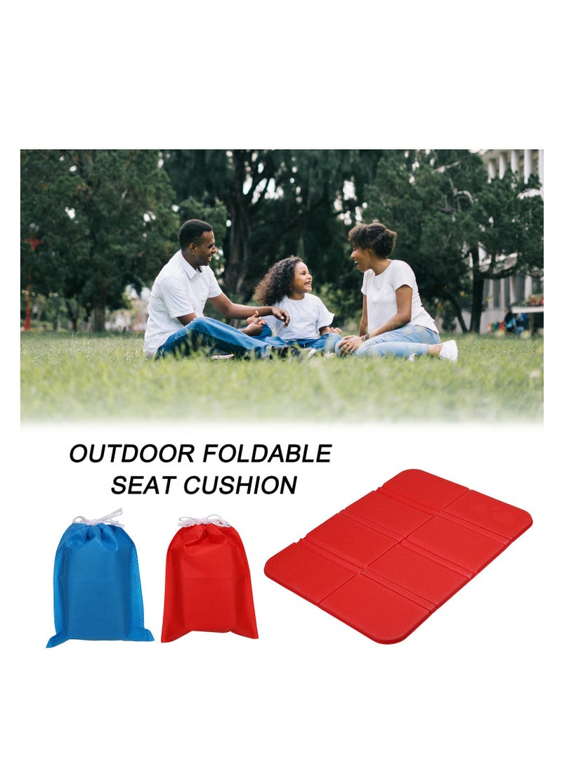 SYOSI 5 Pack Camping Cushion Seat Foldable Cushion Seat 15"x11" Waterproof XPE Foam Outdoor Mats Camping Sitting Pad for Outdoor Picnic Backpacking Mountaineering Trekking Stadium Travel 5 Colors - Image 5