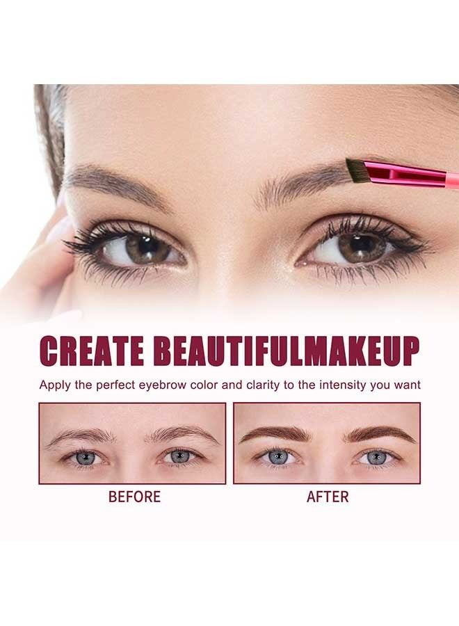 EELHOE Multi Functional Eyebrow Cream Eyebrow Brush Set, Waterproof Sweat Resistant, Wild Natural Eyebrow Makeup Brush Suitable for Makeup Use(#Light Brown)  - Image 5