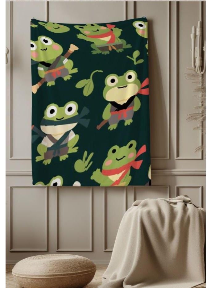 عام بطانية رقيقة من الفانيلا الكرتونية للأطفال والرضع (دافئة ومريحة، ومناسبة للنوم والألعاب) 70 سم * 100 سم - Image 2