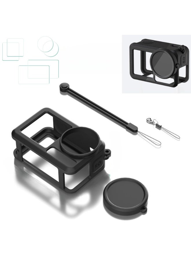 Silicone lens caps for DJI Osmo Action 5 Pro, sports silicone lens cases, lens screen protectors (6-pack), camera accessories. - Image 1