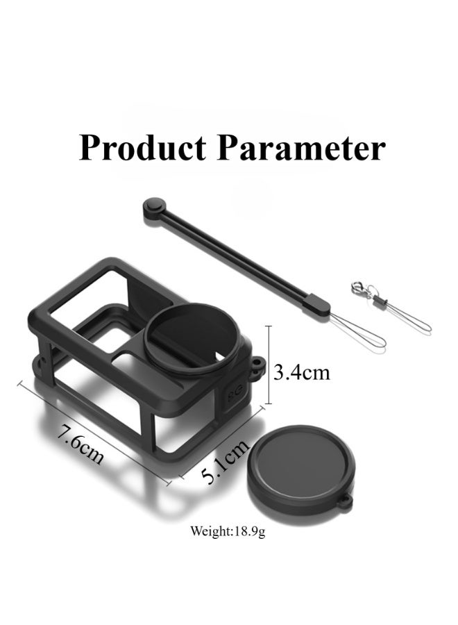 Silicone lens caps for DJI Osmo Action 5 Pro, sports silicone lens cases, lens screen protectors (6-pack), camera accessories. - Image 4