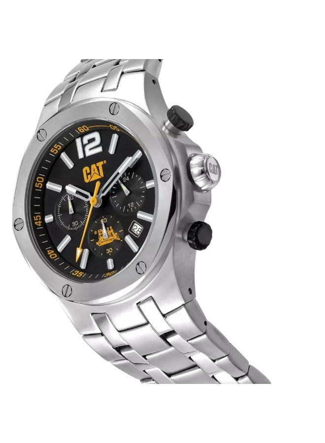 CATERPILLAR CAT Navigo Chrono A9.143.11.131 Black Dial Stainless Steel Men Watch - Image 2