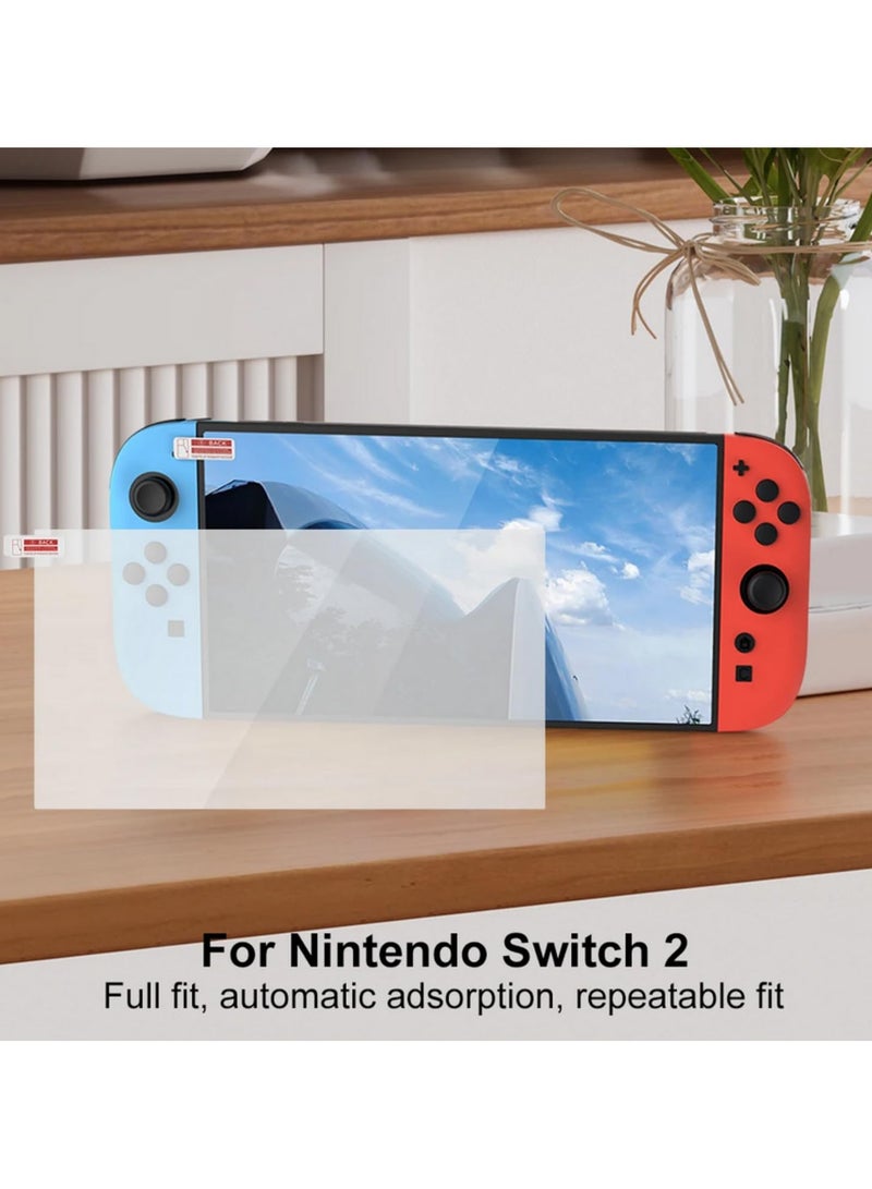2PACK For Nintendo Switch 2 Consoles Tempered Glass Anti-Scratch Screen Protector for Switch2 Handheld Protective Film Accessories 2025 - Image 2