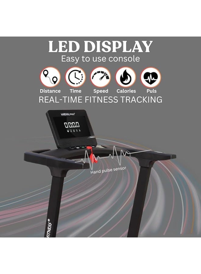 MARSHAL FITNESS High-Speed Treadmill With 3.5 Hp Brushless Dc Motor And Incline - Image 4