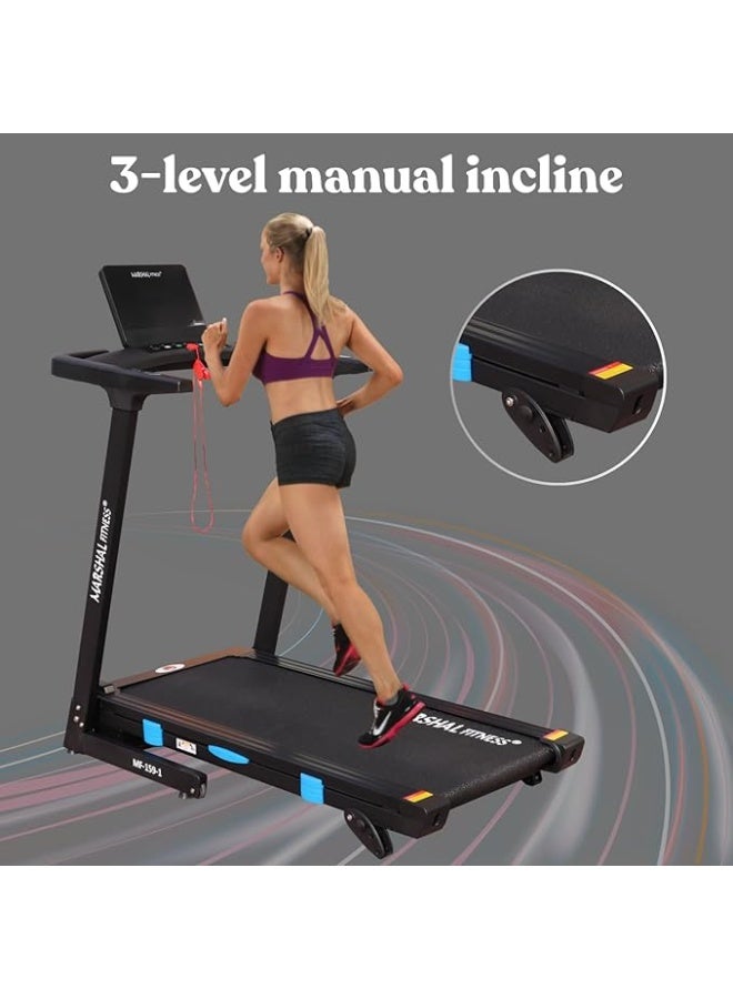 MARSHAL FITNESS High-Speed Treadmill With 3.5 Hp Brushless Dc Motor And Incline - Image 2