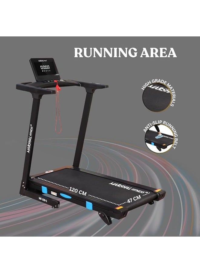 MARSHAL FITNESS High-Speed Treadmill With 3.5 Hp Brushless Dc Motor And Incline - Image 3