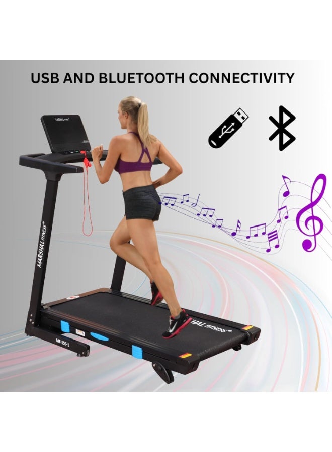 MARSHAL FITNESS High-Speed Treadmill With 3.5 Hp Brushless Dc Motor And Incline - Image 1