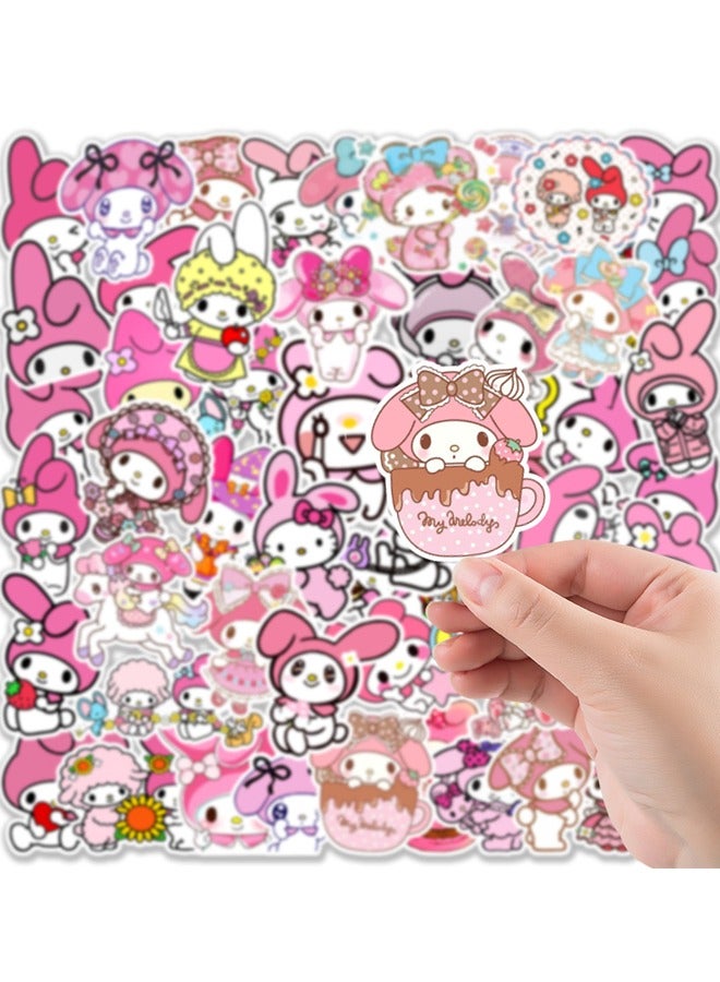 Sanrio 50-Piece Laptop Skateboarding Luggage Cup Mobile Phone Case Decoration Waterproof Stickers - Image 3
