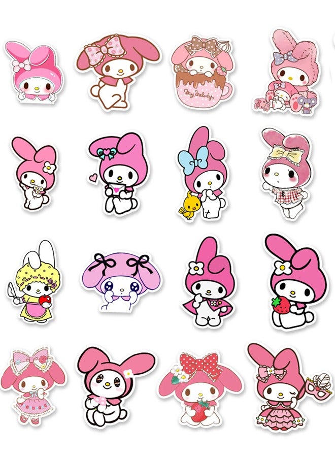 Sanrio 50-Piece Laptop Skateboarding Luggage Cup Mobile Phone Case Decoration Waterproof Stickers - Image 4