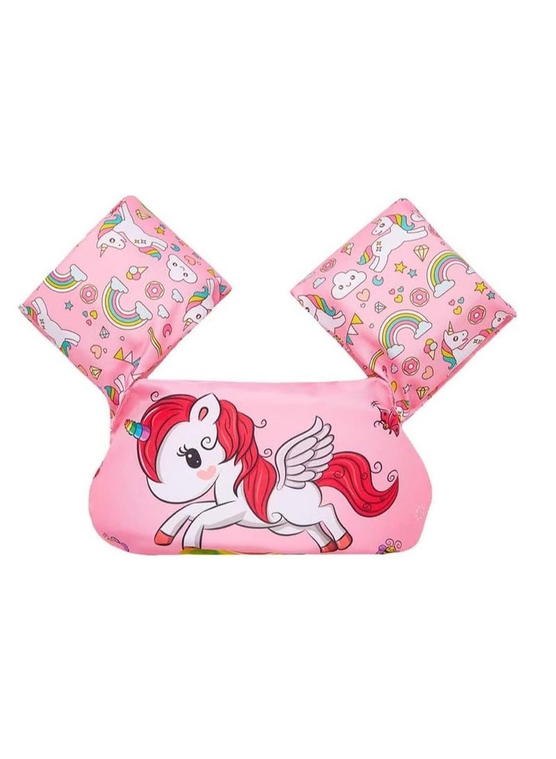 SYOSI Swim Arm Band for Kids Floatation Sleeves Floats Tube Swimming Arm Floats Swim Aid Floats with Adjustable Strap for Children Learning Swim Training Equipment - Image 1