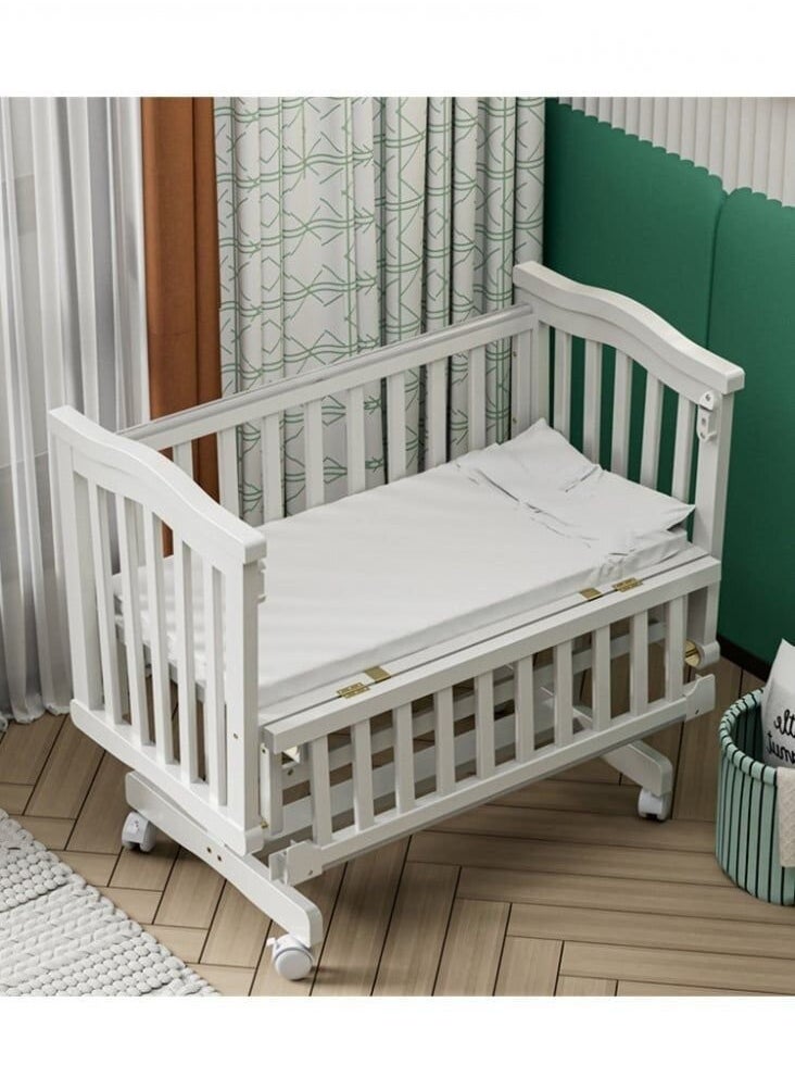 Multi-use wooden swinging baby bed and cradle with foldable and heavy wheels - pzsku/Z79A7765BDC23E638CF02Z/45/_/1715547340/1256a3b3-4771-4847-ba97-2fb186914409