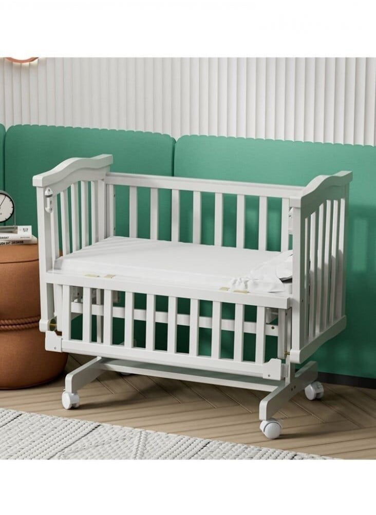 Multi-use wooden swinging baby bed and cradle with foldable and heavy wheels - pzsku/Z79A7765BDC23E638CF02Z/45/_/1715547341/b8c09250-2b76-4edd-993d-8f85d8214e21