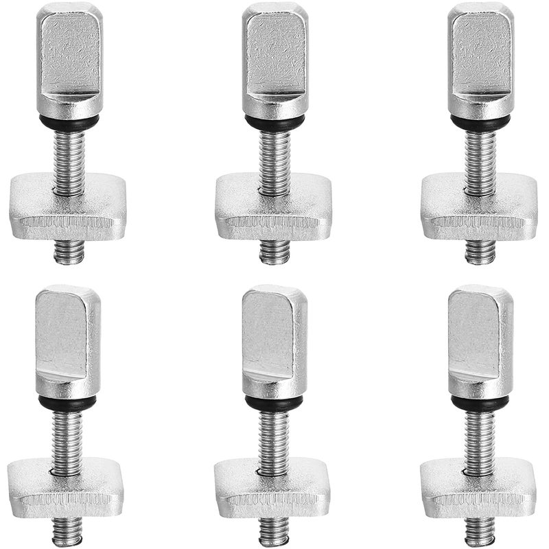 Ferraycle 6 Pieces Surfing Accessories No Tool Stainless Steel Fin Screw Thumb Fin Screw for Men Women Surfboard Surf Longboard Paddleboard and SUP - Image 1
