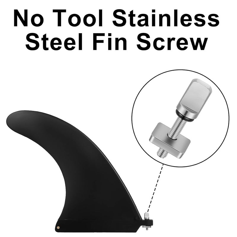 Ferraycle 6 Pieces Surfing Accessories No Tool Stainless Steel Fin Screw Thumb Fin Screw for Men Women Surfboard Surf Longboard Paddleboard and SUP - Image 4