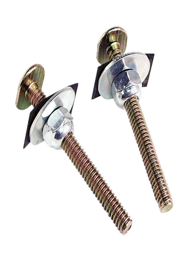 DANCO Brass Closet Bolts with Nuts and Washers Toilet Bolt Set, 1/4 inch x 2-1/4 inch, Brass, 2-Set (80156) - Image 1