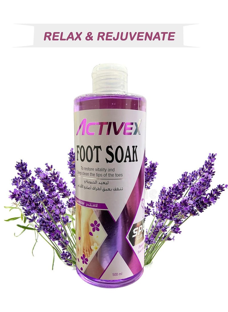 Foot Soak For Perfect Foot Spa & Pedicure With Charming Fragrances Lavender 500 ML