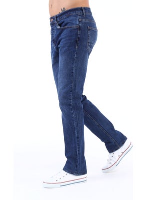 Cedy Denim Men's High Waist Pile Cuffed Jeans Regular Fit Jean C336  - Image 4