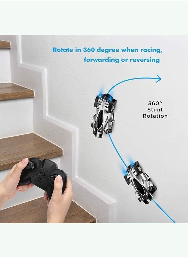 Y&D Remote Control Wall Sport Climbing Racing Car With LED Lights Rc Cars Toys 360°Rotating Stunt Rechargeable  - Image 3