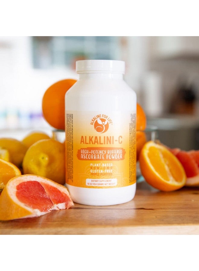 Alkaline for Life فيتامين سي النباتي اللذيذ القلوي؛ خالي من الكائنات المعدلة وراثيًا؛ مضاد أكسدة قوي قلوي؛ ليس حمض الأسكوربيك الاصطناعي؛ قاعدة عضوية - Image 4