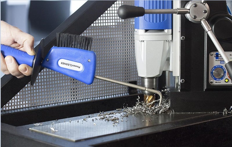 BDS Maschinen Metal Hook and Brush Hook and Brush Cleaner Cleaning Tool Ideal for Drilling Milling Cutting and Welding Magnetic Drilling Machines and Annular Cutters or Broach Core Cutters PowerCLEANER POW 200 - Image 2