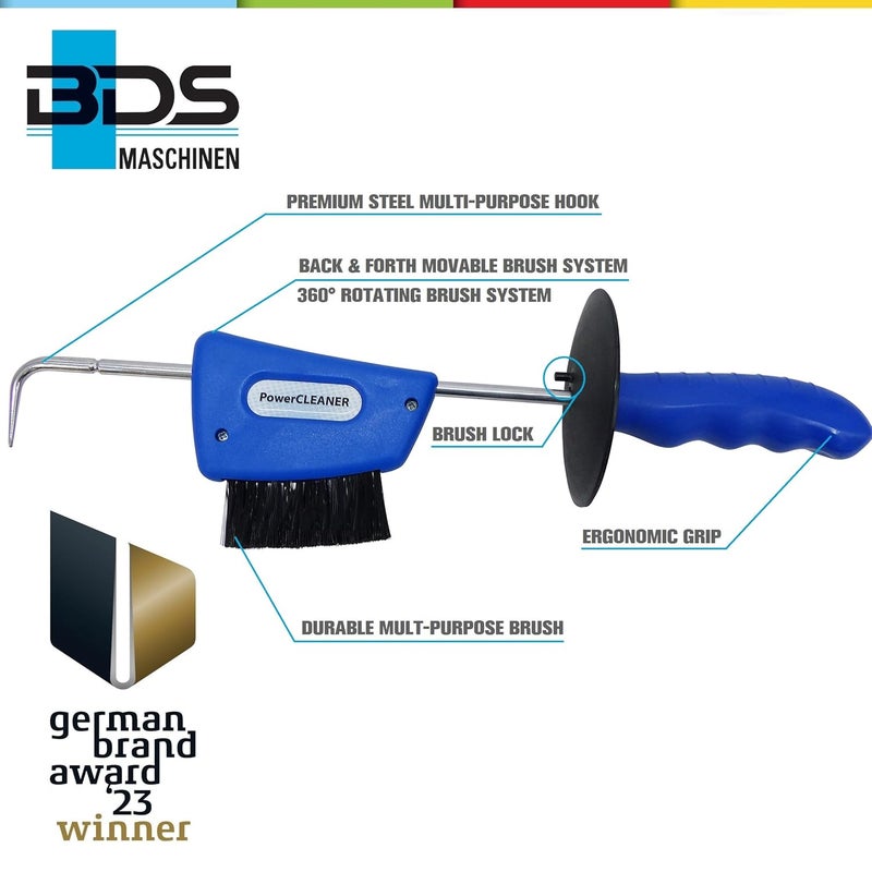 BDS Maschinen Metal Hook and Brush Hook and Brush Cleaner Cleaning Tool Ideal for Drilling Milling Cutting and Welding Magnetic Drilling Machines and Annular Cutters or Broach Core Cutters PowerCLEANER POW 200 - Image 4