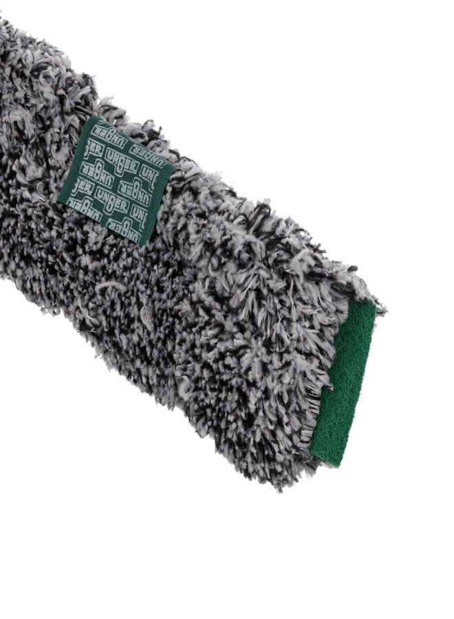 أنجر غلاف غسالة الطاقة من سلسلة Unger Commercial Black مقاس 14 بوصة - ألياف دقيقة عالية الامتصاص مع وسادة تنظيف مدمجة لتنظيف النوافذ بدون خطوط BS350 - Image 5