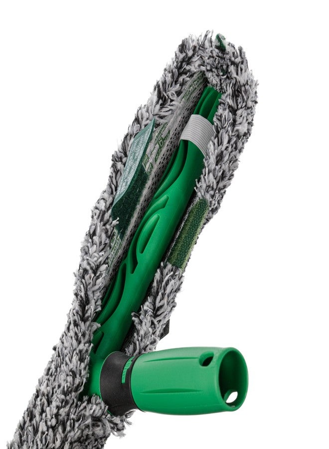 أنجر غلاف غسالة الطاقة من سلسلة Unger Commercial Black مقاس 14 بوصة - ألياف دقيقة عالية الامتصاص مع وسادة تنظيف مدمجة لتنظيف النوافذ بدون خطوط BS350 - Image 3