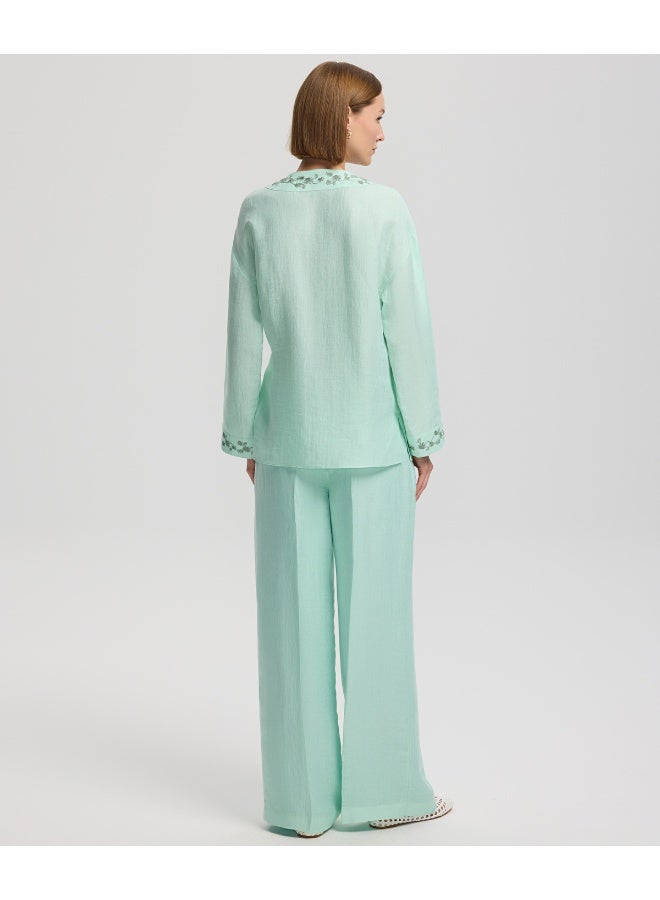 Ipekyol Embroidered Blouse  - Image 4