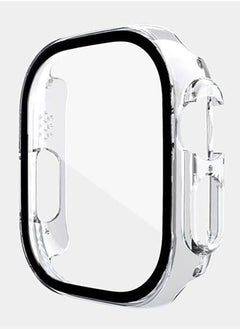 Generic 2 In 1 PC Case With Glass Screen For Apple Watch Ultra 49mm - Transperent  - Image 1