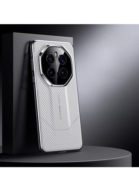 The shell is compatible with the Honor Magic7 Pro shell, and the carbon fiber textured electroplated PC frame camera lens protects the Honor Magic7 Pro shockproof protective shell