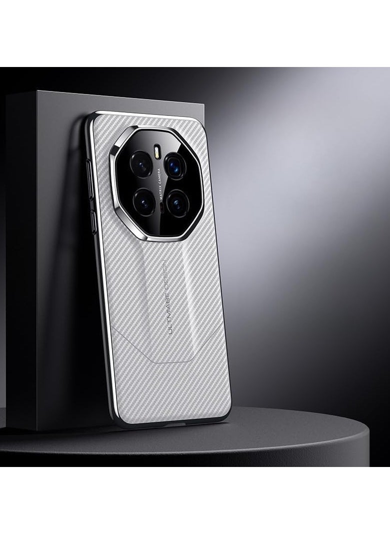 The shell is compatible with the Honor Magic7 Pro shell, and the carbon fiber textured electroplated PC frame camera lens protects the Honor Magic7 Pro shockproof protective shell
