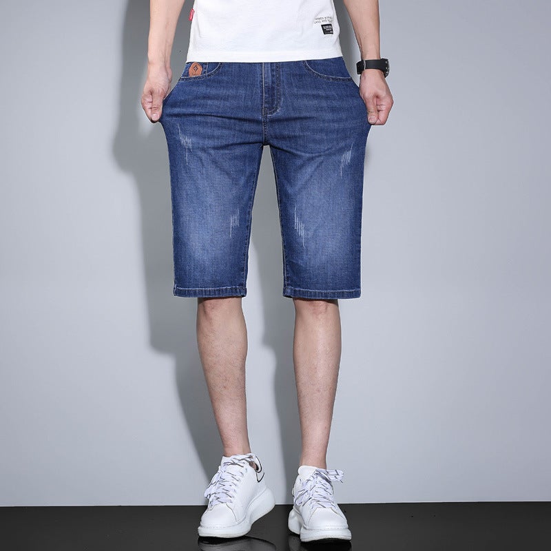 Teenager Summer Thin Shorts Men'S Loose Straight Denim Pants Boys Summer Pants - Image 5