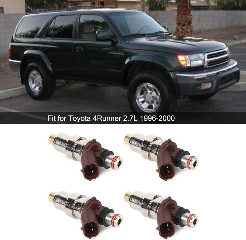 Fuel Injector Set, Direct Fit, 4Pcs for 2.7L 1996-2000 fuel injector replacement fuel injector kit - Promotes Smooth Engine Operation, Durable Construction, Easy - Image 4