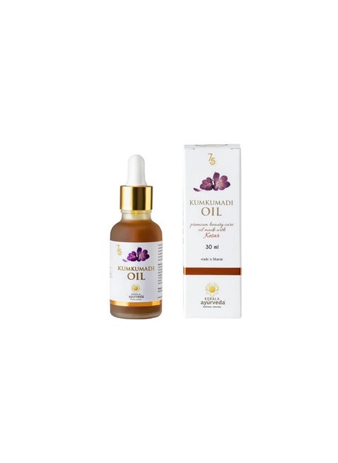 Kerala Ayurveda Kumkumadi Face Oil - 30 ml | Complete Radiance Solution for Glowing Skin | Helps Reduce Wrinkles, Pigmentation & Dark Spots | Anti-Ageing For All Skin Types | Ideal for Gua Sha Massage