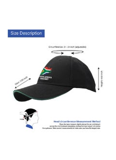 South Africa Sports Fans Cricket Cap - Metal Adjustable Buckle Closure Cap for Men and Women - South Africa Sports Cricket Caps for Fans - Unisex Cricket Cap for Sports Matches - pzsku/Z79A818C683A97DCBEF8BZ/45/_/1718344314/0dcf8a45-d0be-48dd-b288-823c873260b0