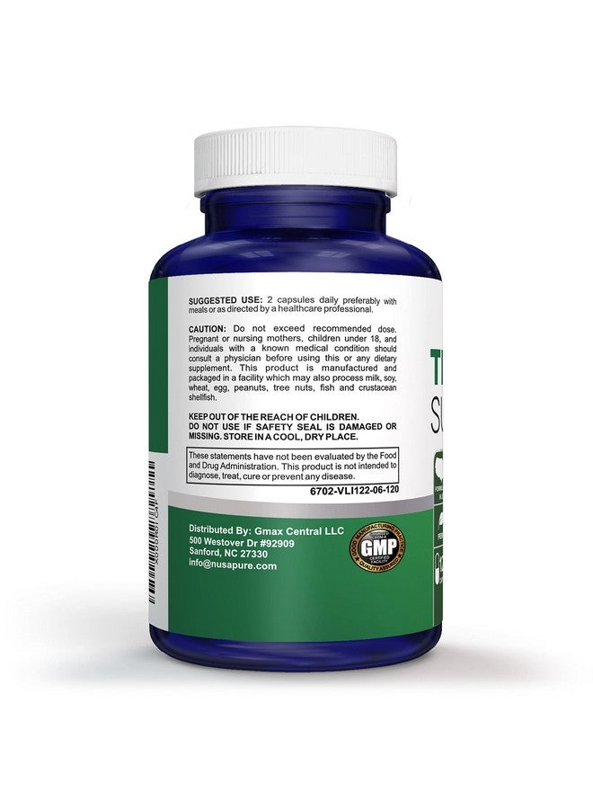 NusaPure مكمل دعم الغدة الدرقية المتميز غير المعدل وراثيًا 120 كبسولة مع أشواغاندا، يود، زنك، كيلب، فيتامين ب12، ل-تيروسين، سيلينيوم، نحاس - Image 3