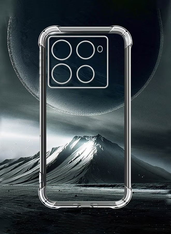 SNBFA 4G / 5G الهاتف المحمول حالة الغطاء ، شفافة تبو 4-angle وسادة هوائية مقاومة الصفر حماية الغطاء الخلفي شفافة لينة واقية من الصدمات واقية من الغبار حماية مريحة - Image 3