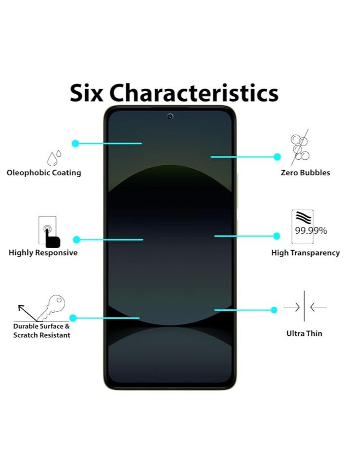 Screen Protector compatible with Xiaomi Redmi C14 , Privacy HD Screen Protector, Anti-Spy Flexible Film TPU Screen Protector - Ceramics - Image 3